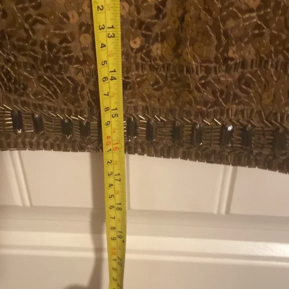 J-Lo fancy skirt NWT! Sz 12 copper color - Picture 4 of 8